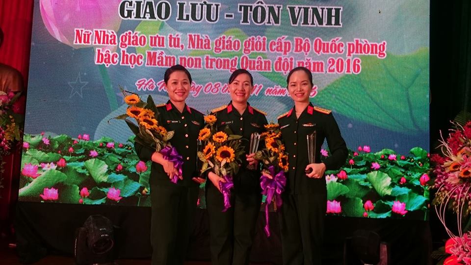 Lễ tôn vinh nhà giáo ưu tú, nhà giáo giỏi cấp Bộ Quốc phòng..