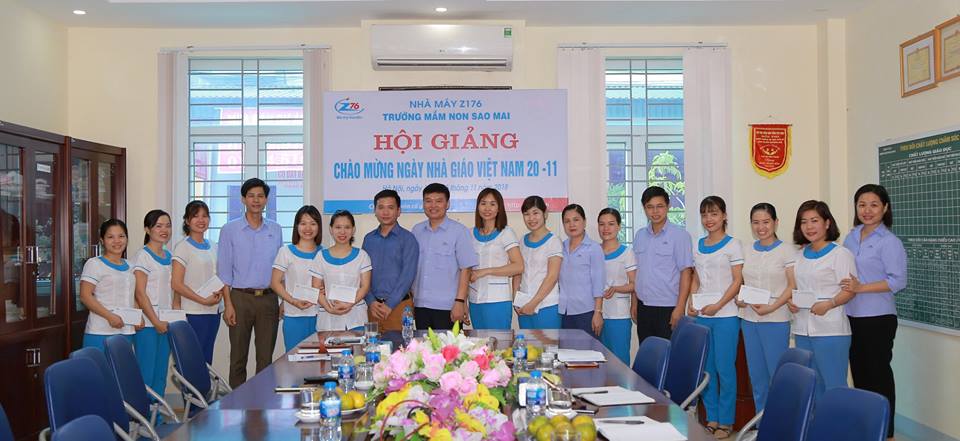 Trường mầm non Sao Mai tổng kết hội giảng chào mừng ngày nhà..