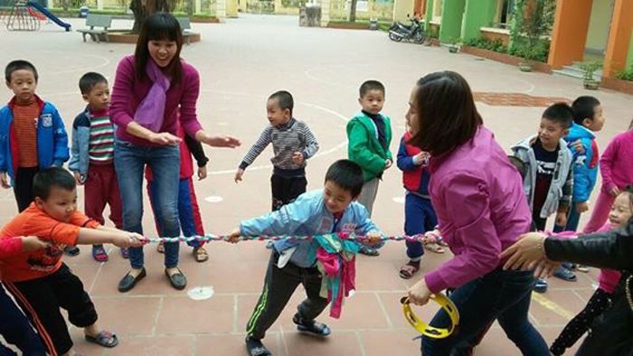 Hoạt động giao lưu khối tháng 12